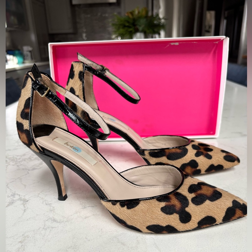 Boden Leopard Print Women's Heels - Size 39